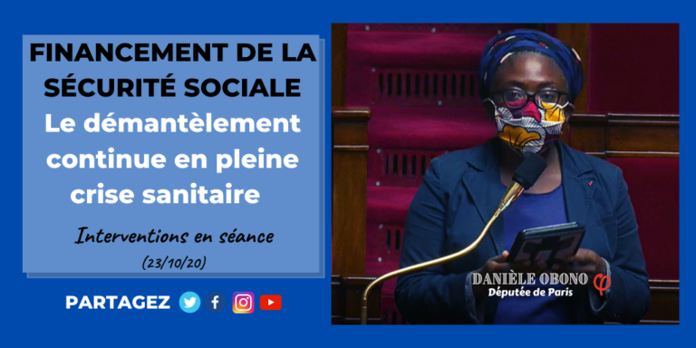 FINANCEMENT DE LA SÉCURITÉ SOCIALE