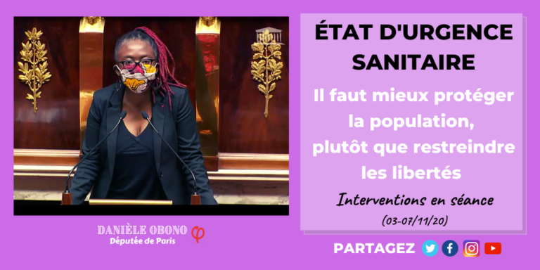 état d'urgence sanitaire