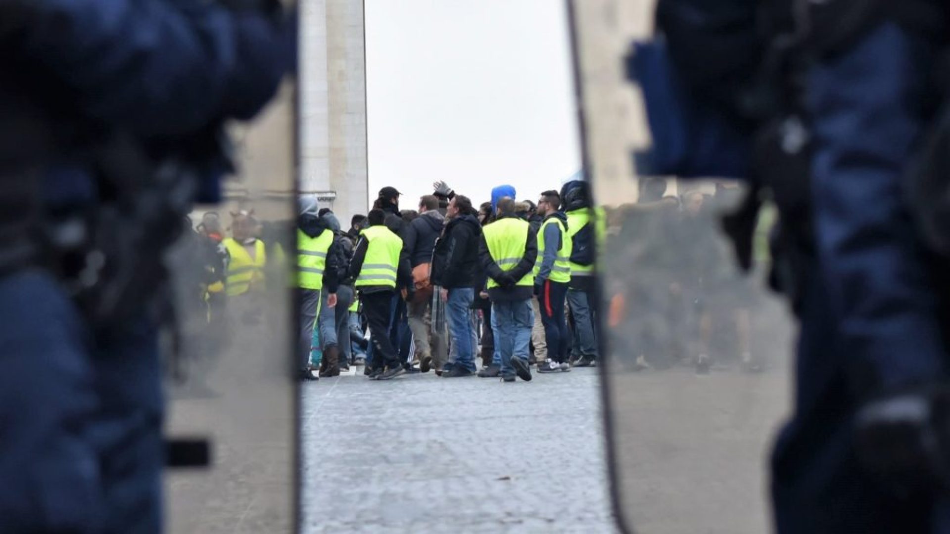 Gilets jaunes Arc de triomphe