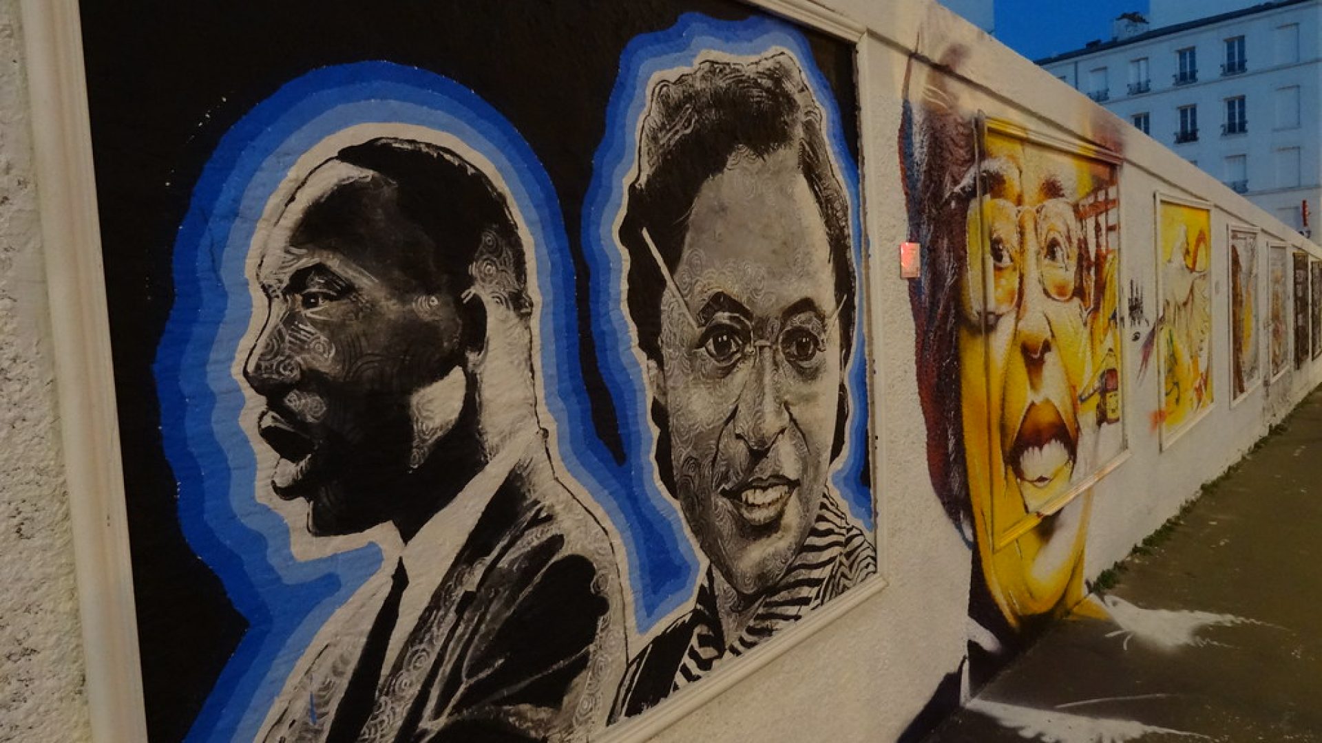 Fresque MLK Rosa Parks (Paris 19e)